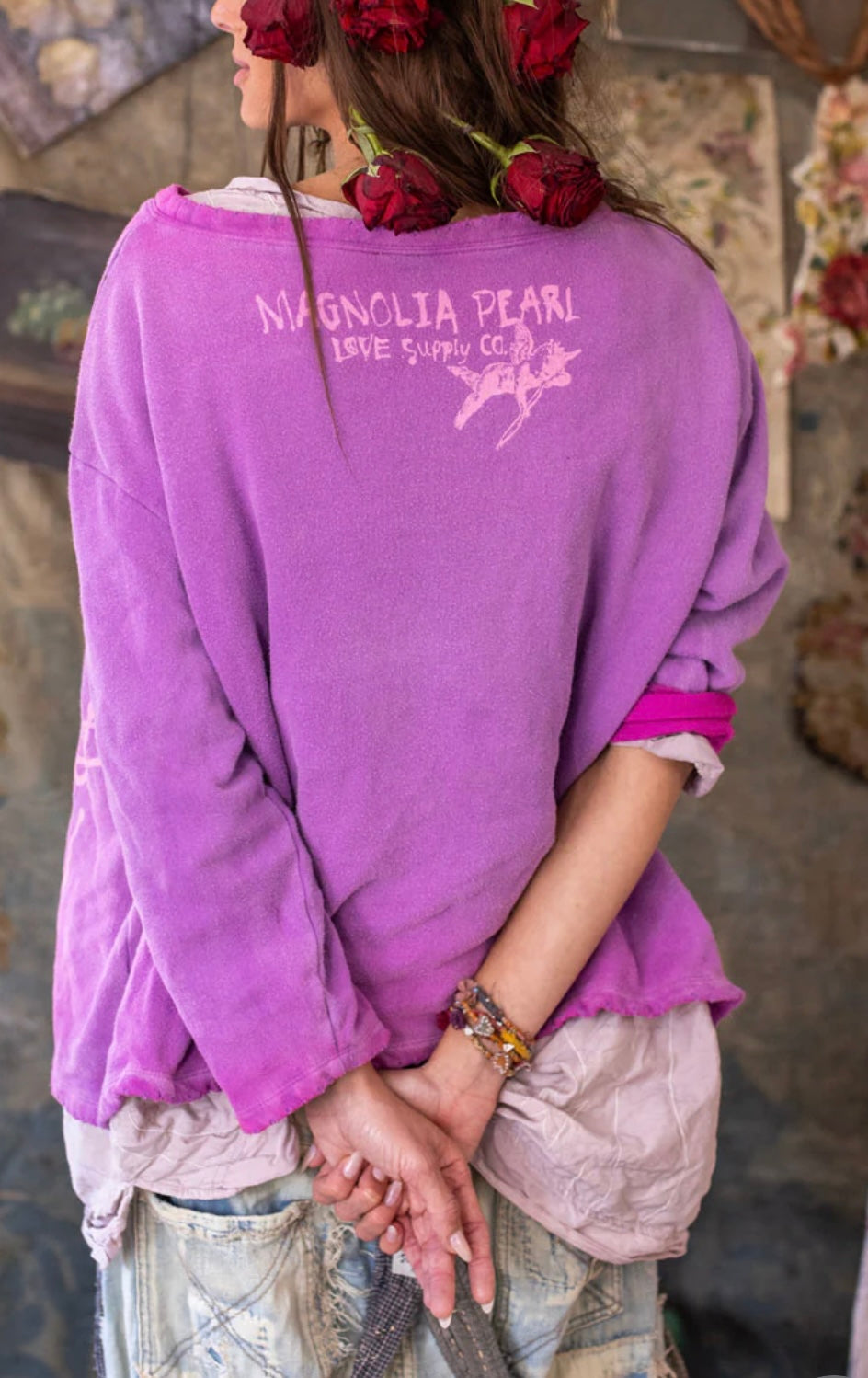 Magnolia Pearl- Neil Young Sweatshirt
