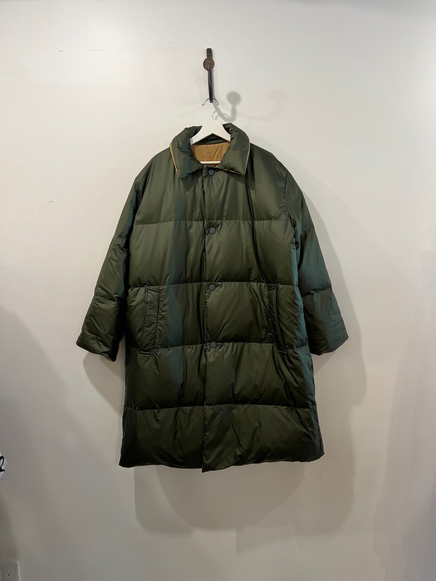 Sofie D'Hoore - Otis Reversible Coat in Mushroom & Khaki