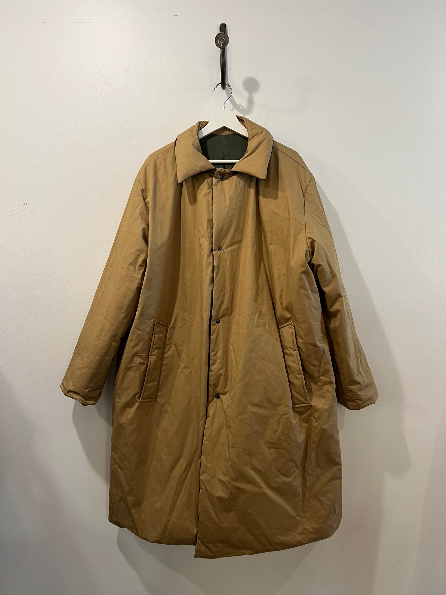Sofie D'Hoore - Otis Reversible Coat in Mushroom & Khaki