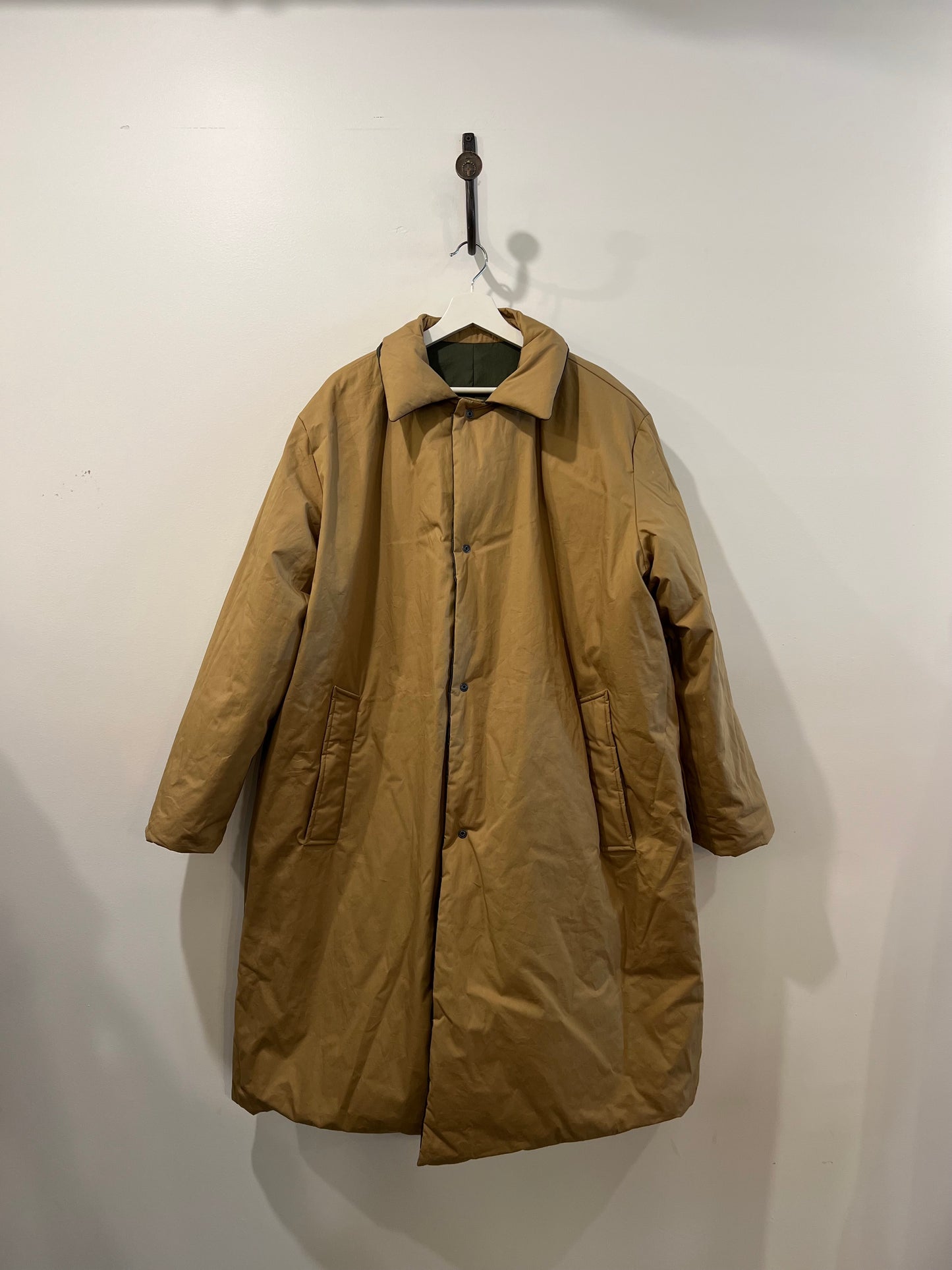 Sofie D'Hoore - Otis Reversible Coat in Mushroom & Khaki