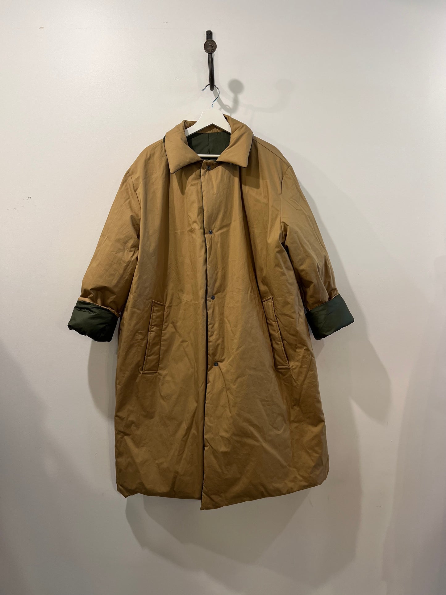 Sofie D'Hoore - Otis Reversible Coat in Mushroom & Khaki