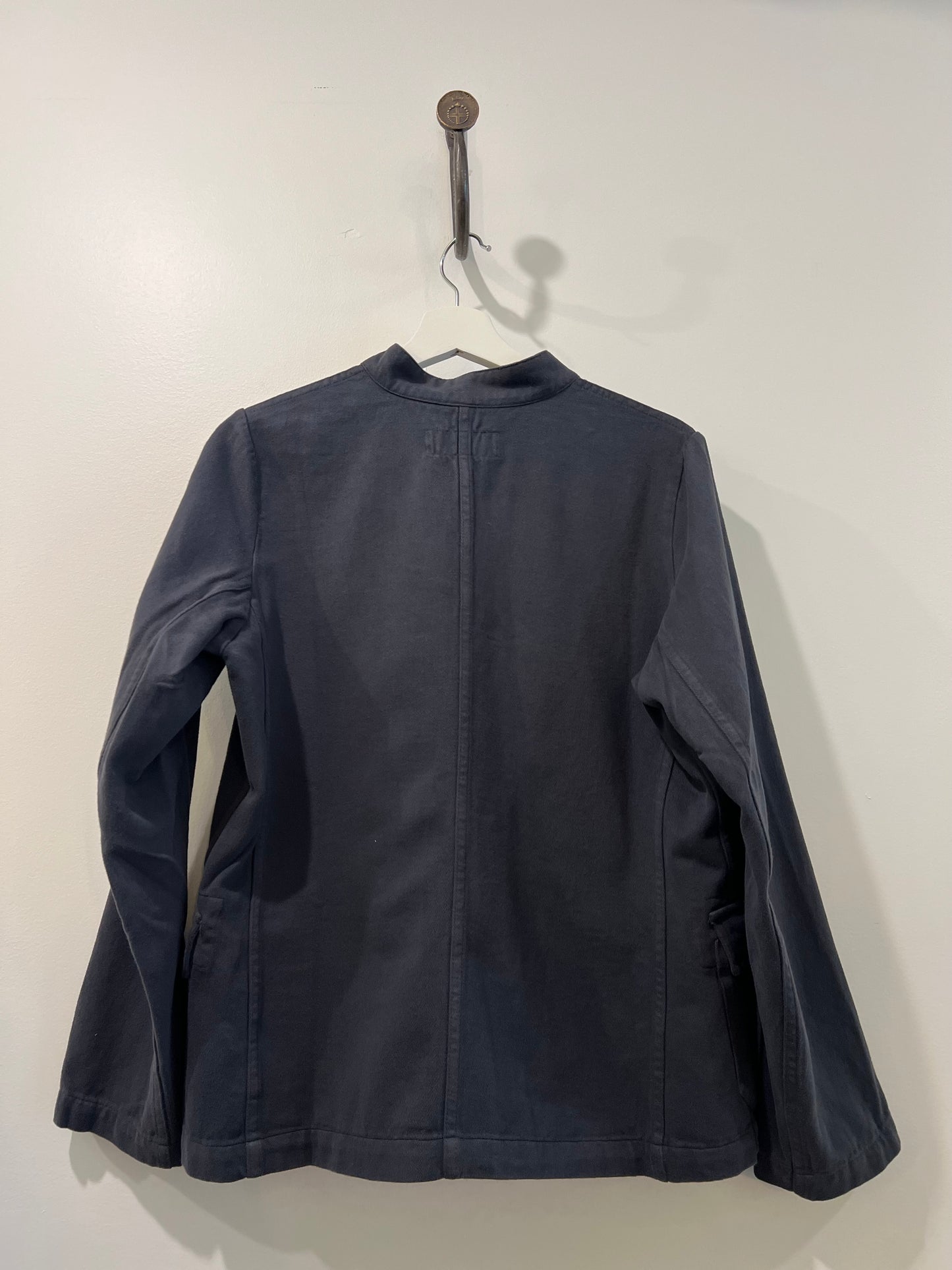 Labo Art - Sculpted Collar Jacket in Petrol