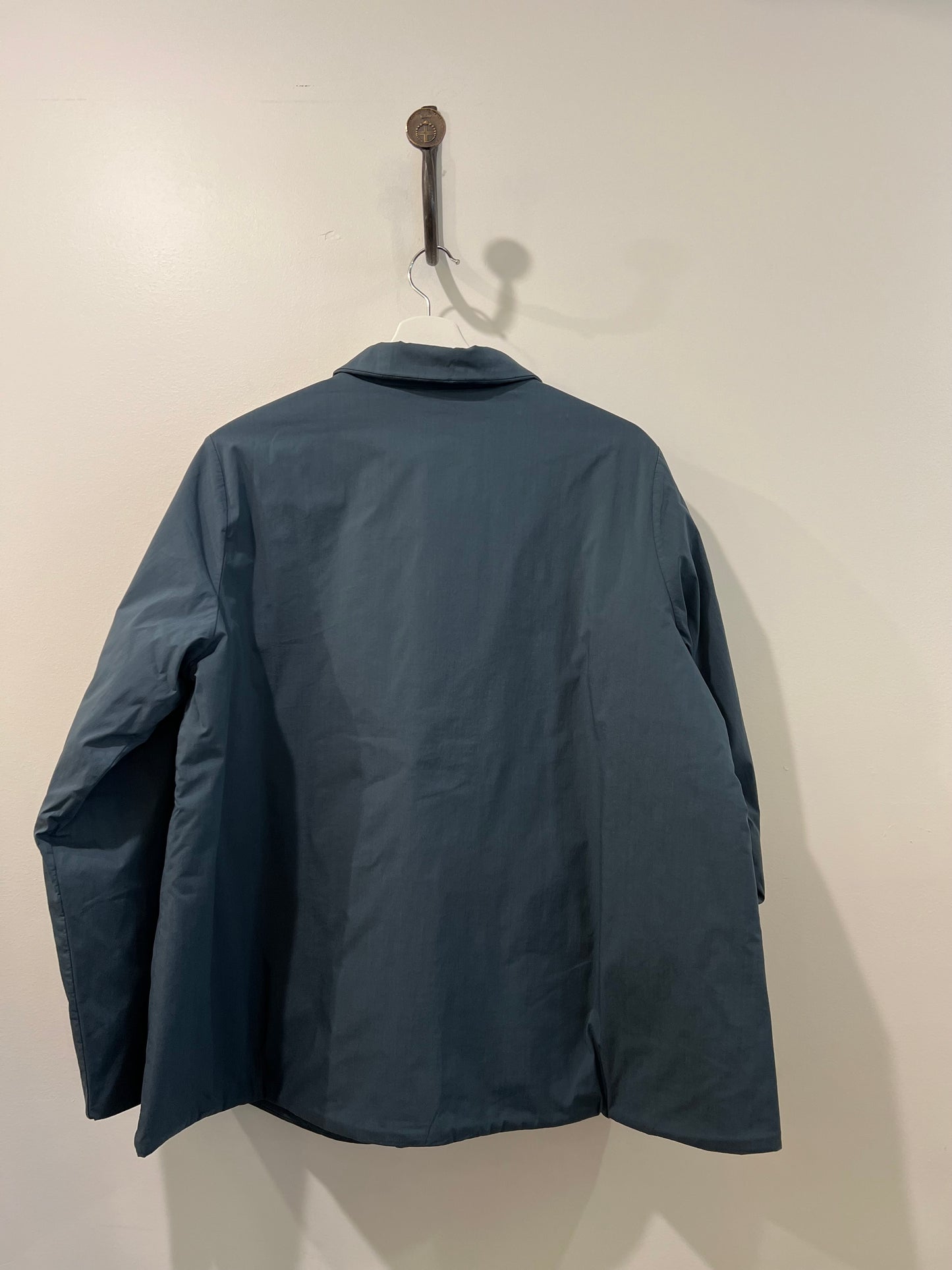Labo Art - Stand Collar Cotton Jacket in Graphite
