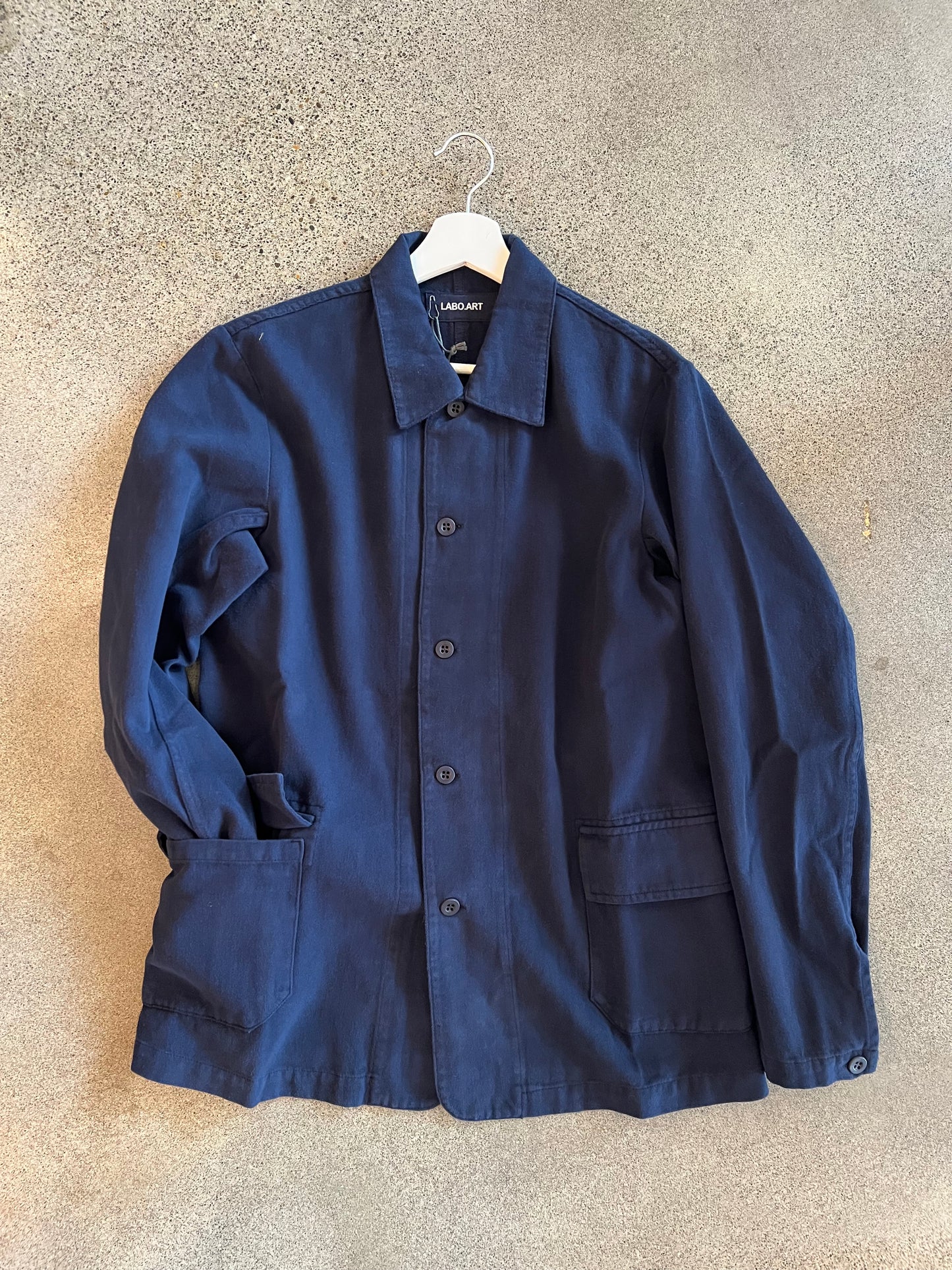 Labo Art - Classic Worker Coat in Atlantic- MENS Sizing