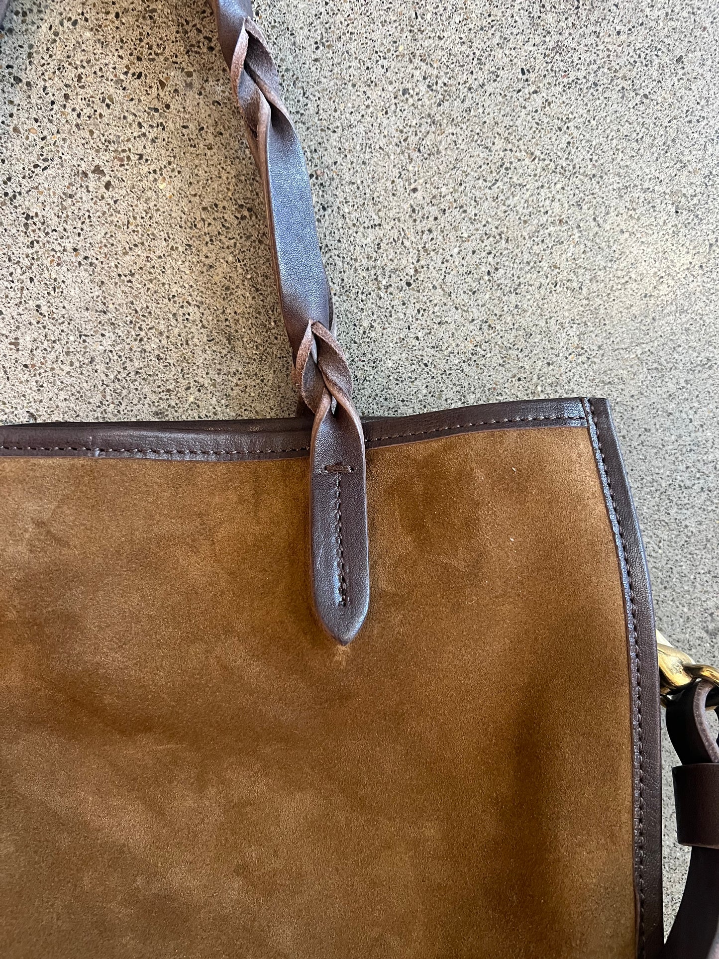 Massimo Palomba - Rose Suede Bag in Daino