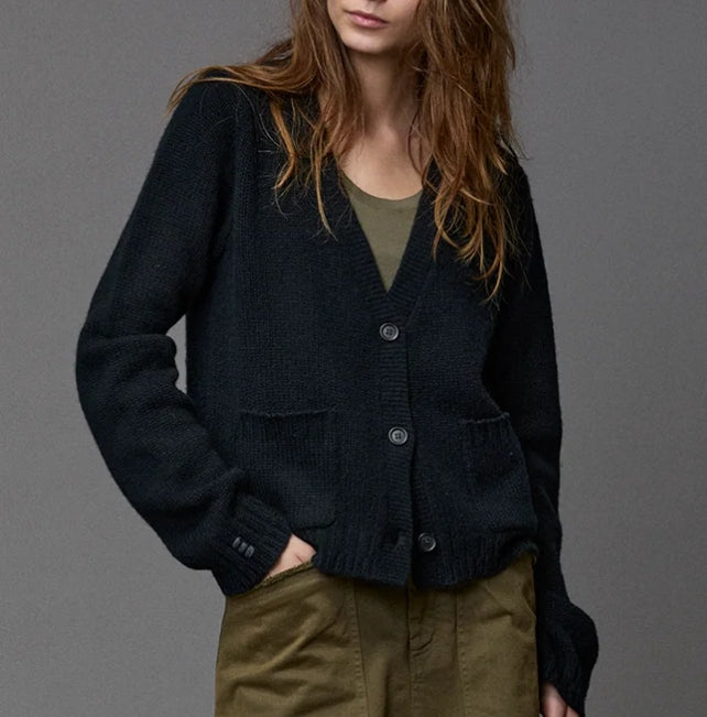 Kristensen Du Nord - Two Toned Cardigan in Greige or Black