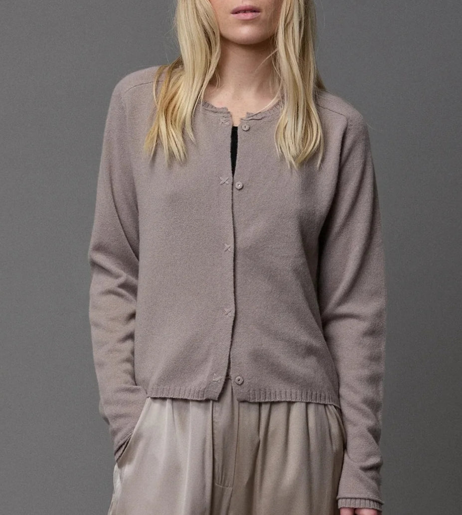 Kristensen Du Nord - Light Cashmere Cardigan in Blue Notte