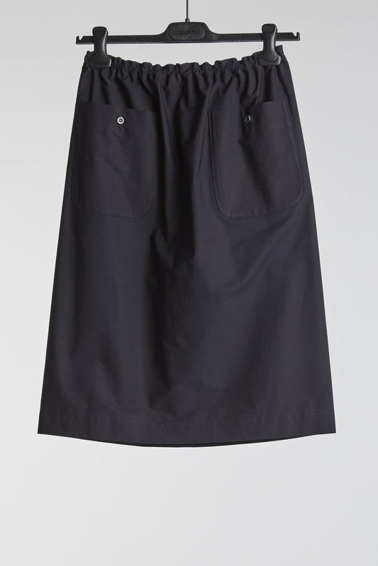 Hache - Phoenix Pull on Skirt in Navy