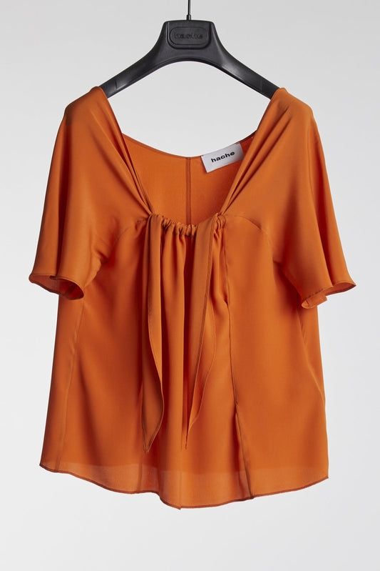 Hache - Ponza Blouse in Orange