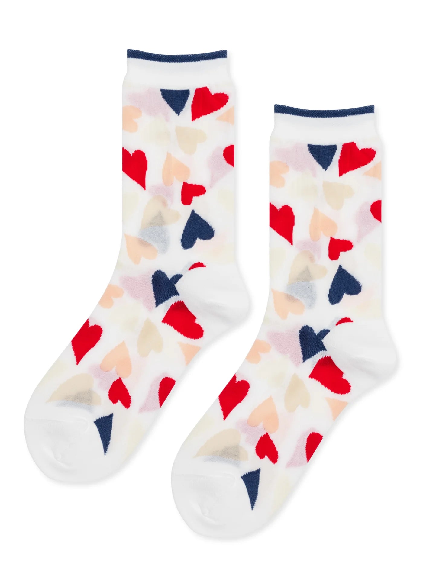 Hansel from Basel - Terrazzo Hearts Sheer Crew