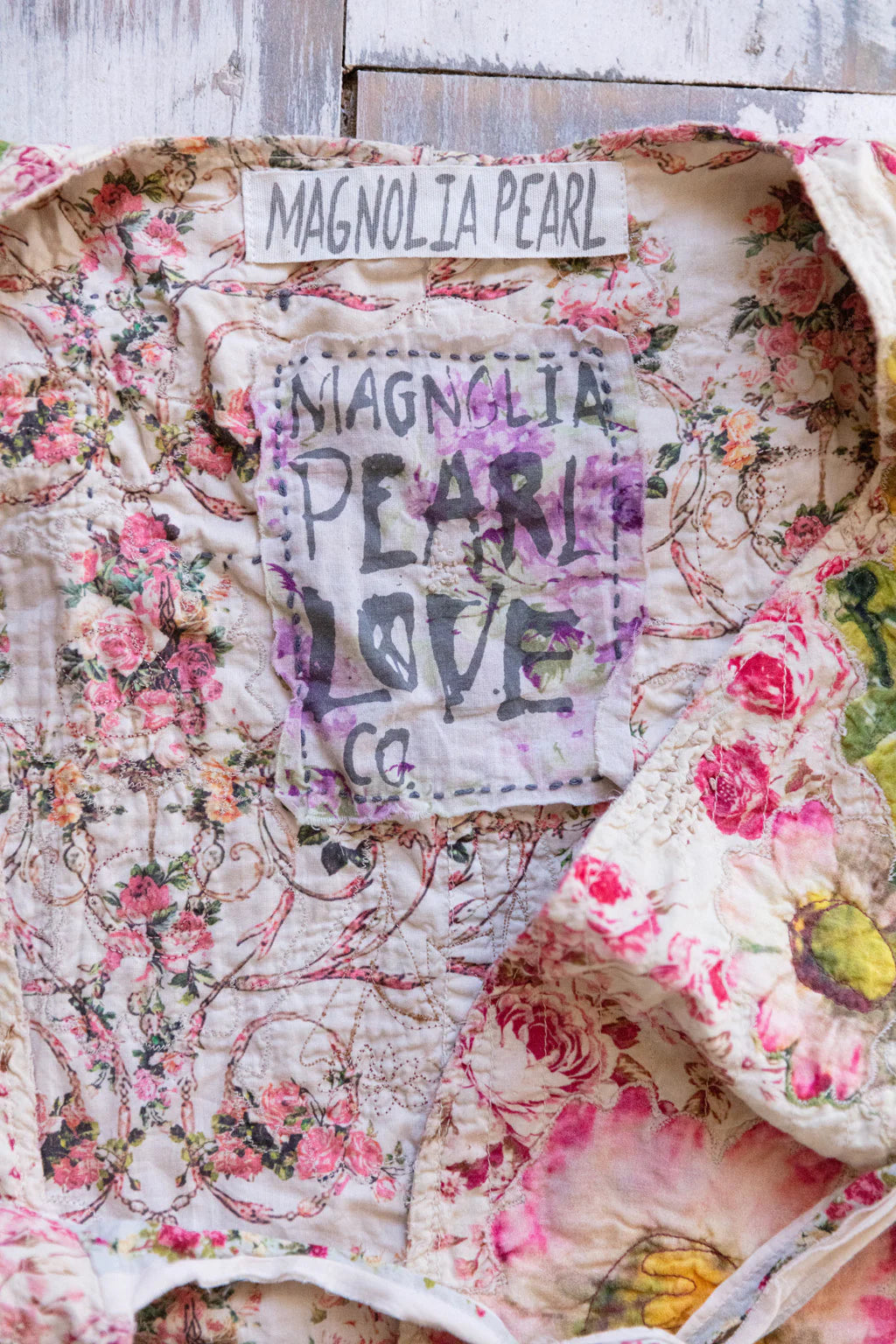 Magnolia Pearl - Appliqué Nikha Vest