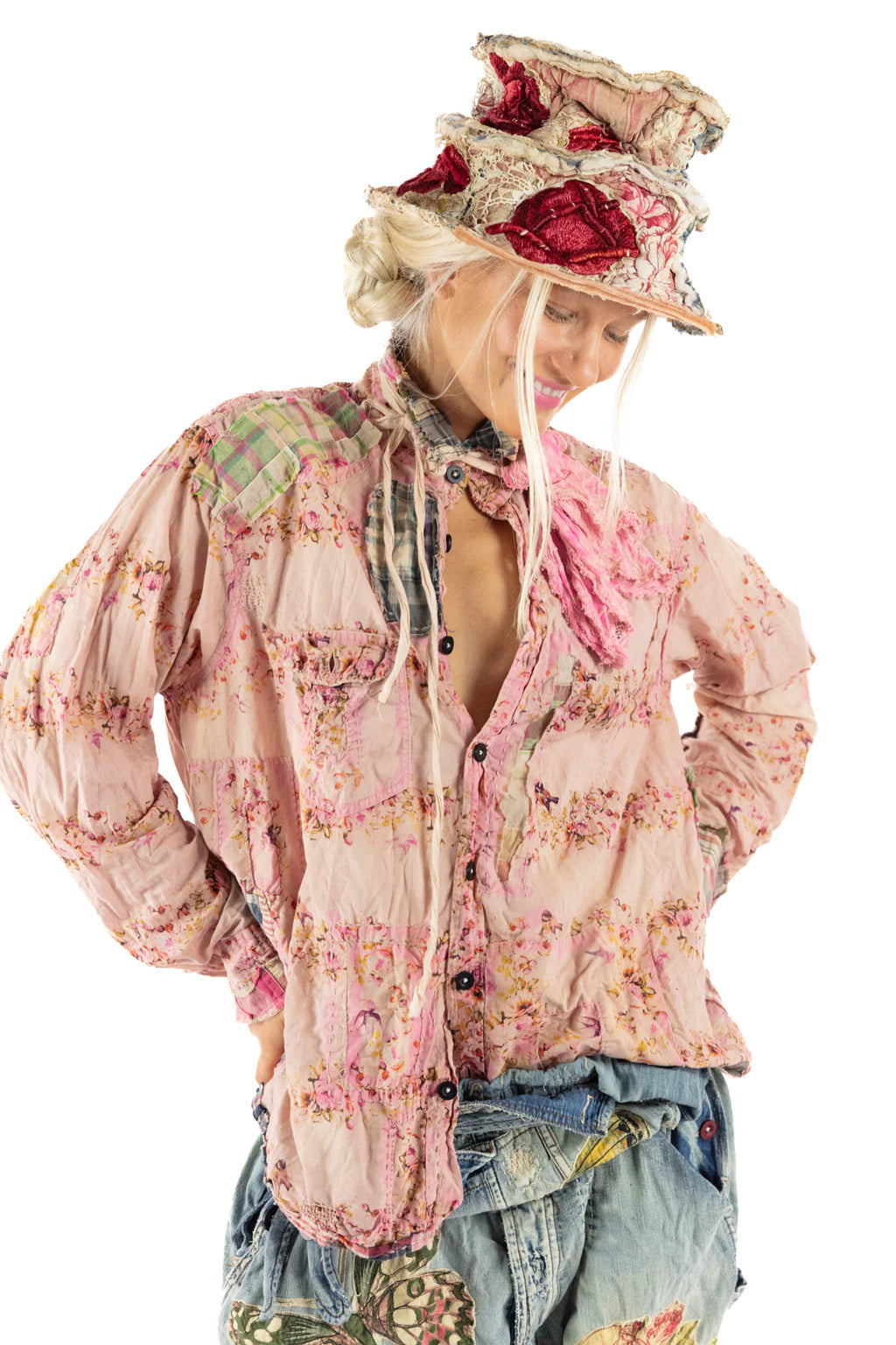 Magnolia Pearl - Floral Kelly Western Shirt