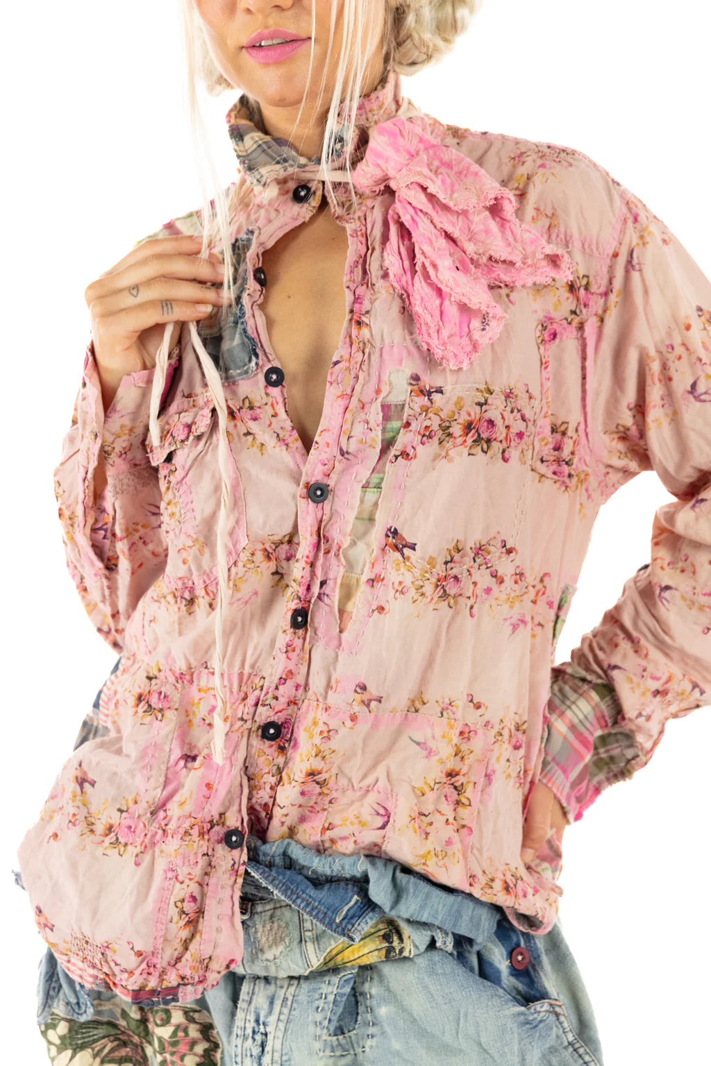 Magnolia Pearl - Floral Kelly Western Shirt