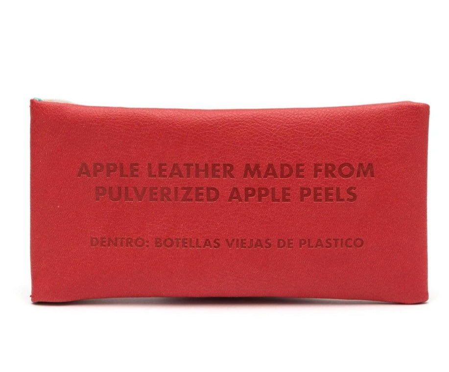 Caddis- Pulverized Apple Glasses Pouch in Red