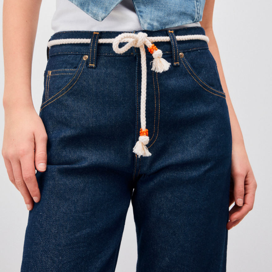 Roy Rogers - Classic Belted Jeans(Sizes 24" to 27" Only)