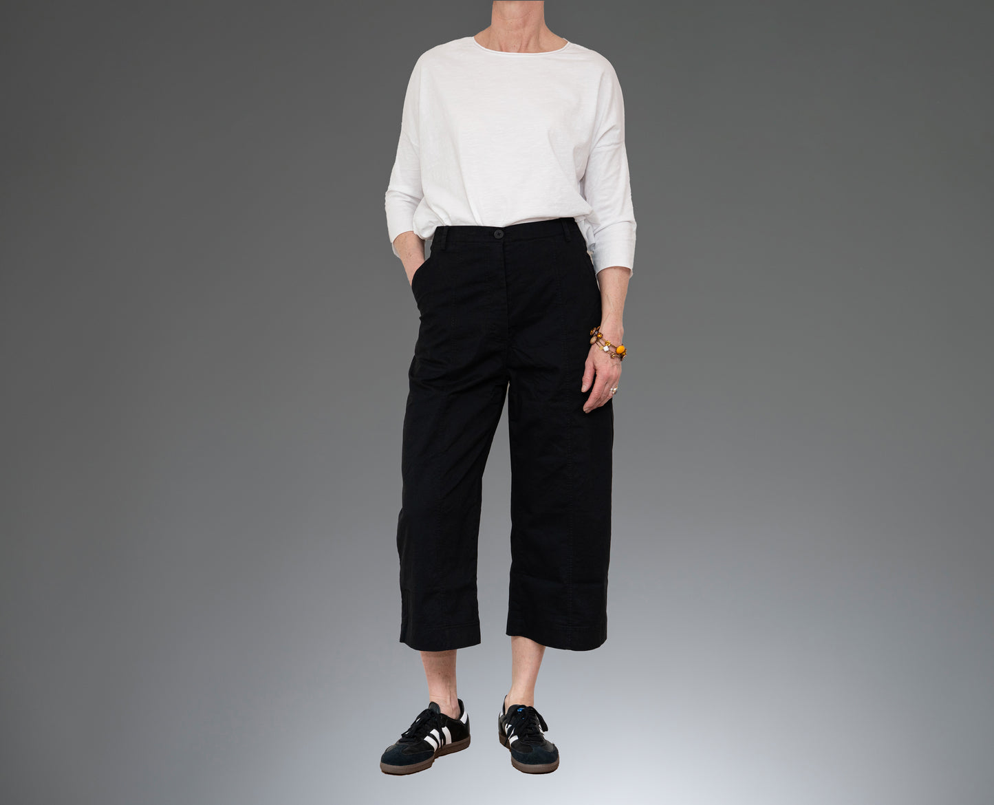 Revel- 3/4 Sleeve Raw Tee - Drop Shoulder in four colors