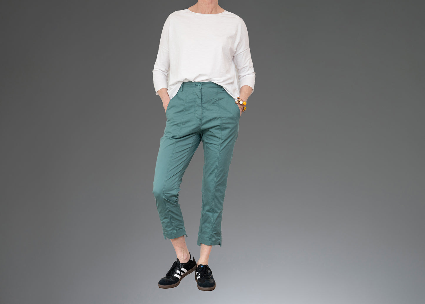 Rundholz Black Label - Slim Trousers in Grass