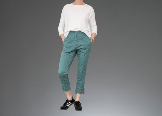 Rundholz Black Label - Slim Trousers in Grass