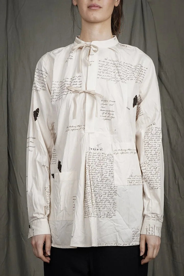 Aleksandr Manamis - Herbarium Notes Workers Bow Shirt