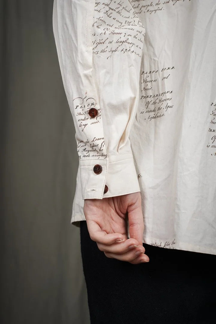 Aleksandr Manamis - Herbarium Notes Workers Bow Shirt