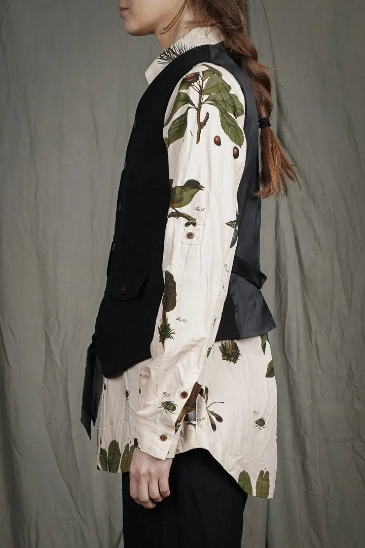 Aleksandr Manamis - Mended Velvet Wool Waistcoat