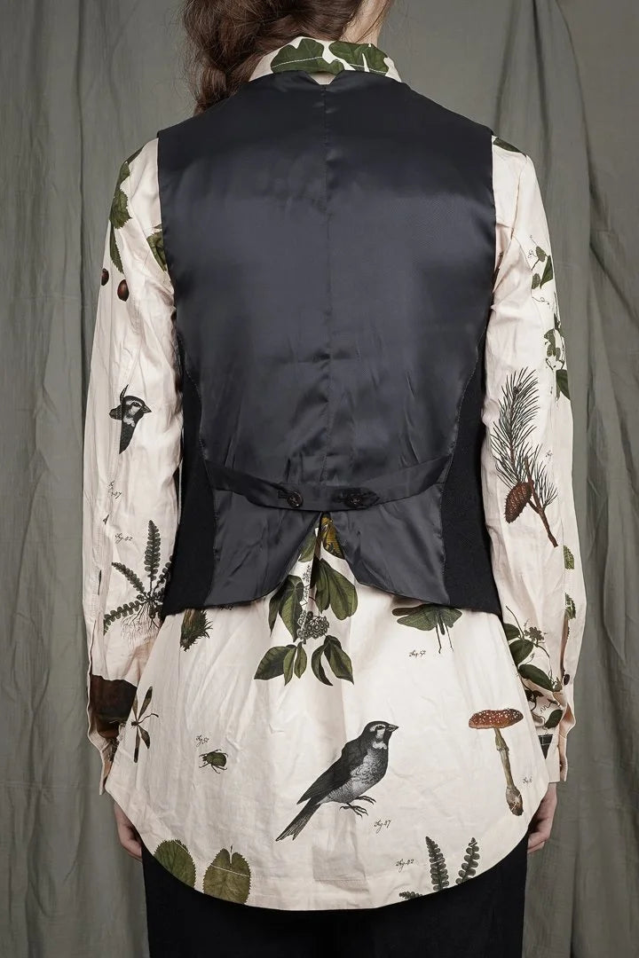 Aleksandr Manamis - Mended Velvet Wool Waistcoat