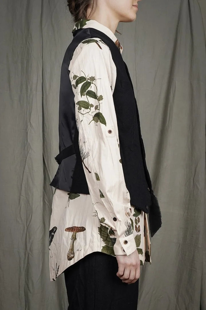 Aleksandr Manamis - Mended Velvet Wool Waistcoat