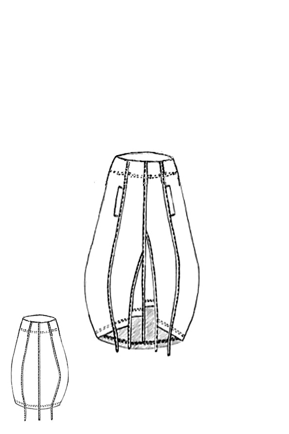 Rundholz Black Label - Bubble Seam Skirt in Black or White