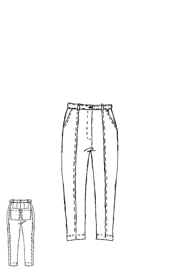 Rundholz Black Label - Slim Trousers in Grass