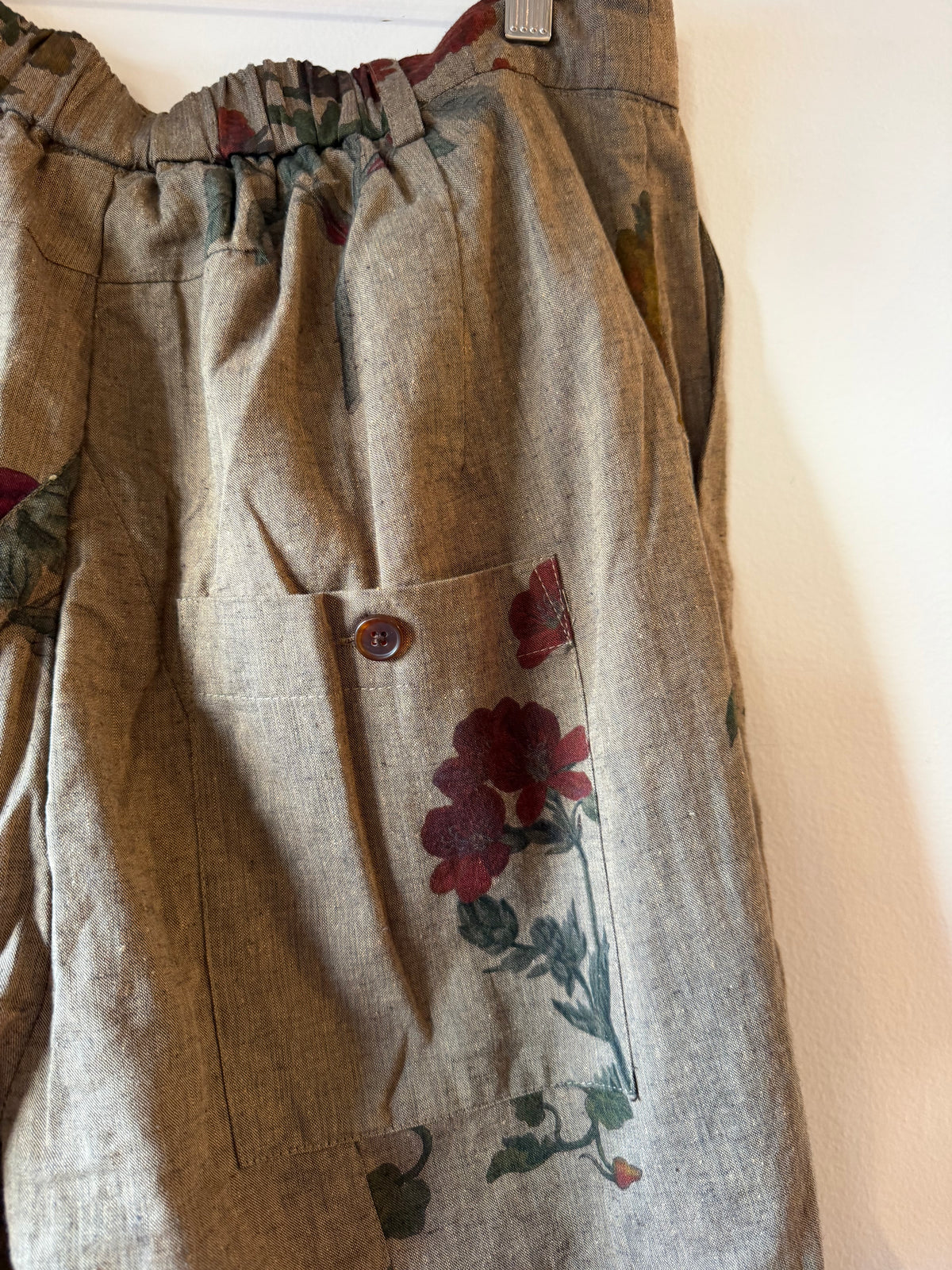 Aleksandr Manamïs - Pants in Automne Rouge- Natural or Black Rose