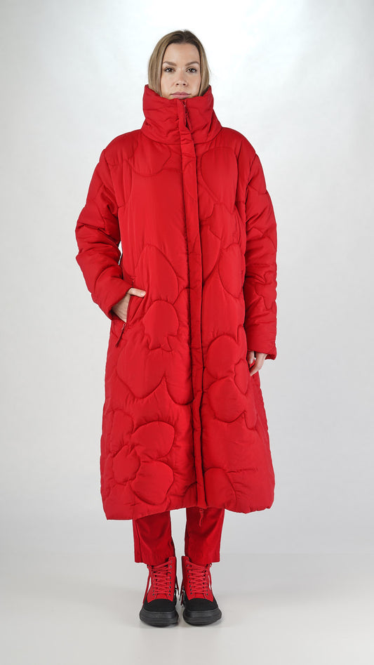 Rundholz Black Label - Quilted Long Puffer in Rose