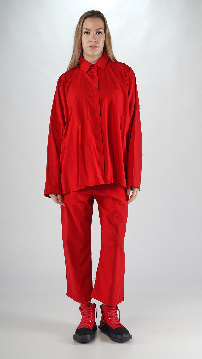 Rundholz Black Label - Oversized Pink Button Shirt
