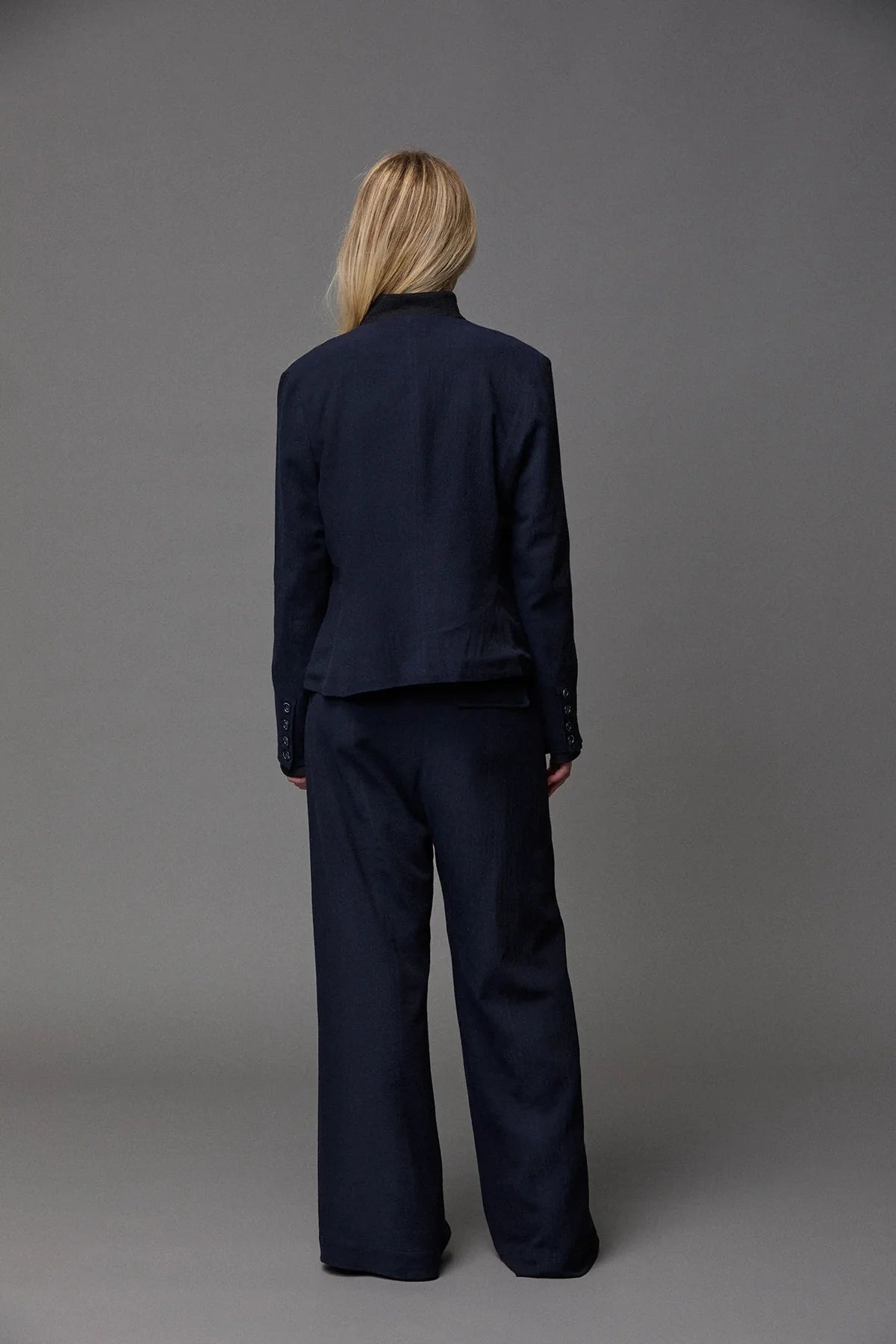 Kristensen Du Nord - Light Herringbone Wide Pants