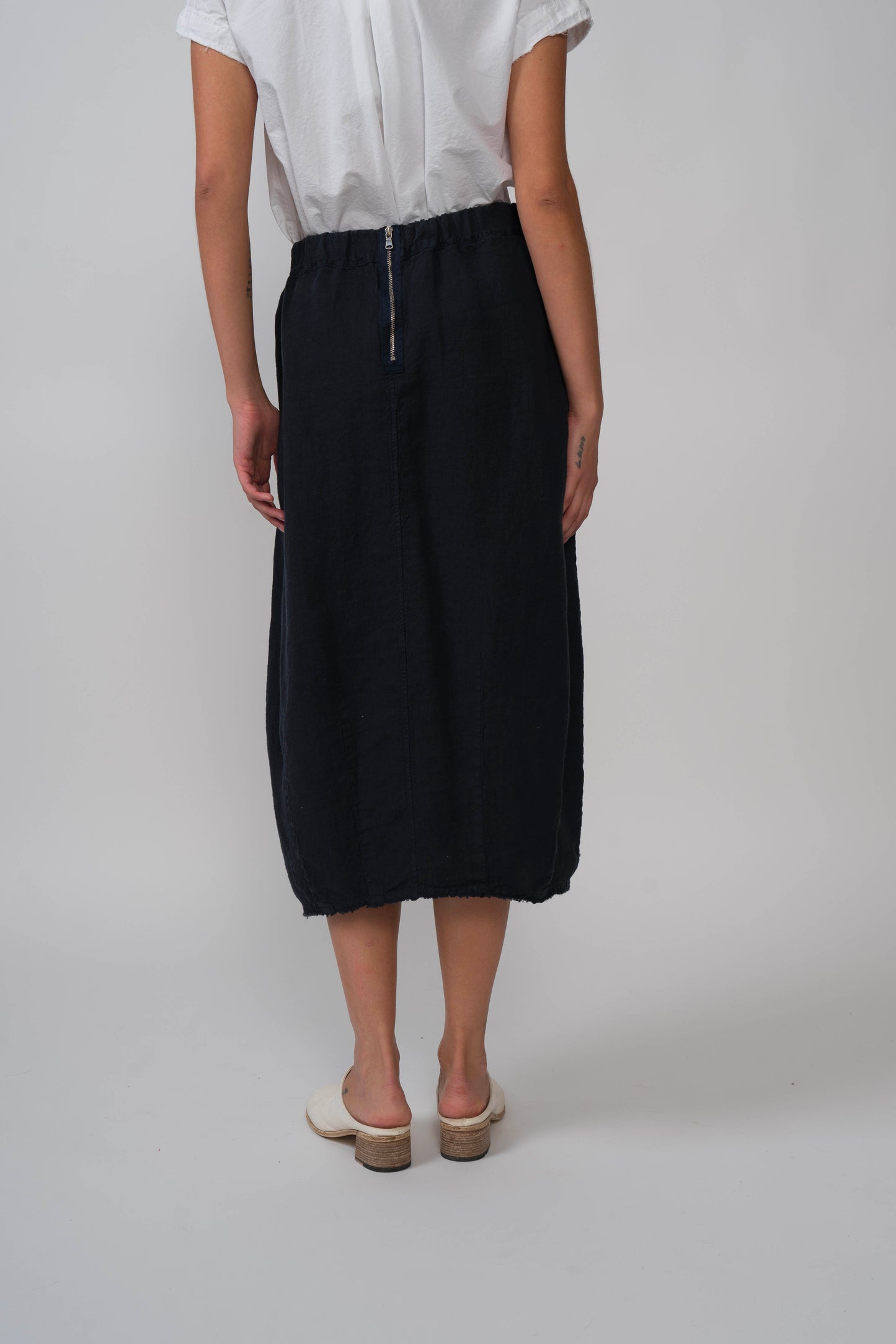 Hannoh Wessel - Skirt Jade in Zinc