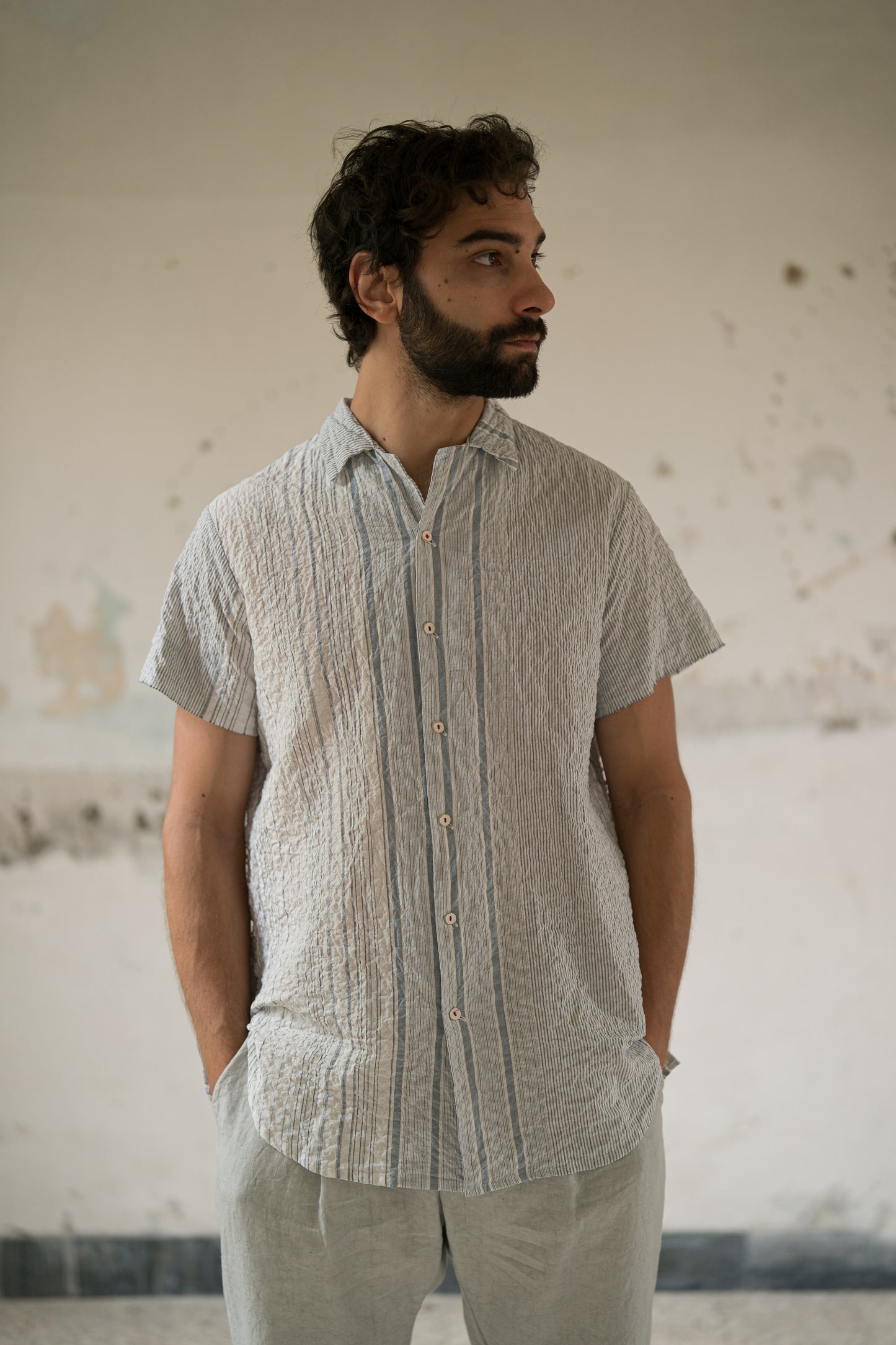 Hannoh Wessel - Simon Men's Shirt in Patchwork