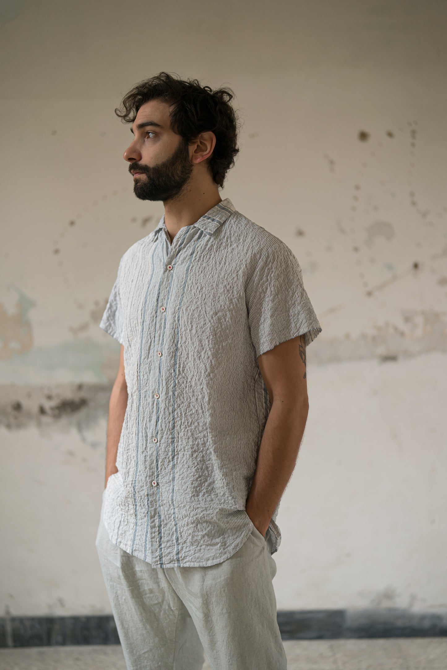 Hannoh Wessel - Simon Men's Shirt in Patchwork