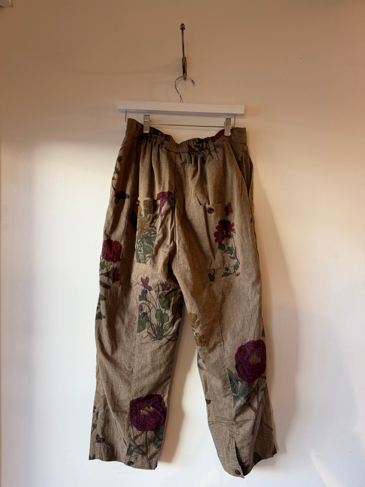 Aleksandr Manamïs - Pants in Automne Rouge- Natural or Black Rose