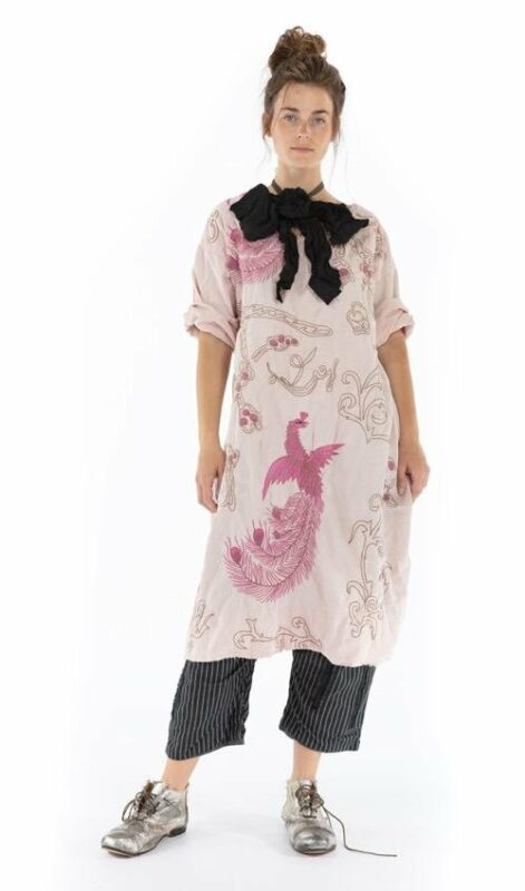 Magnolia Pearl - Cotton Satin Dragon Parnassus Tunic