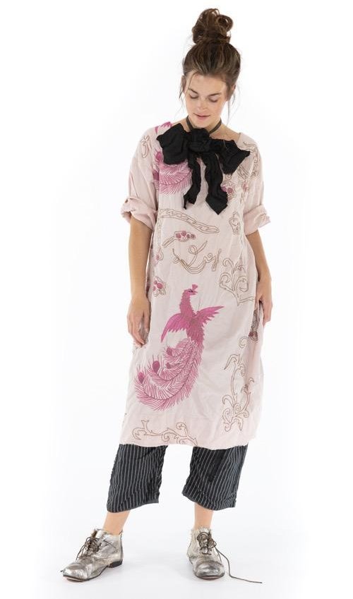 Magnolia Pearl - Cotton Satin Dragon Parnassus Tunic