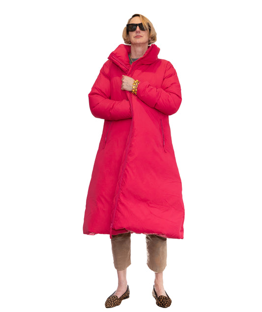 Rundholz Black Label - Long Puffer in Hot Pink