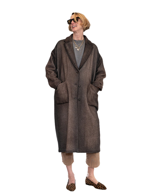 Avant Toi - Long Herringbone Coat