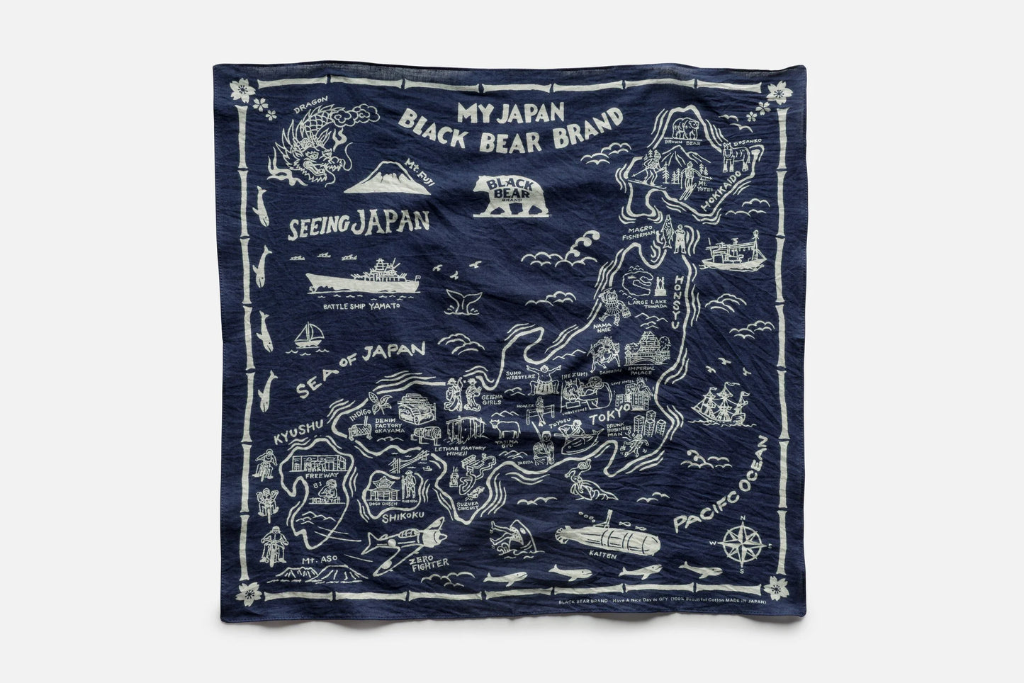 Black Bear Brand - Bandana Journey- Japan