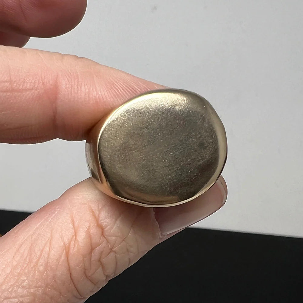 Shannon Koszyk - Chunky Ancient Bronze Signet Ring