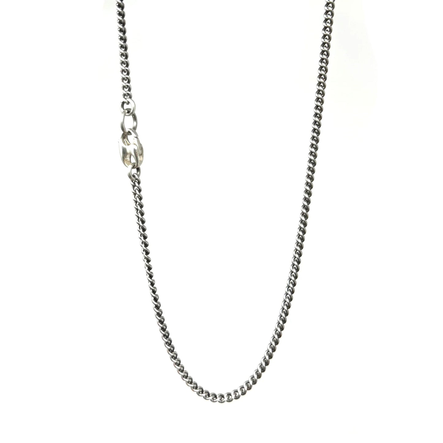 Shannon Koszyk - Oxidized Sterling Silver Curb Chain Necklace