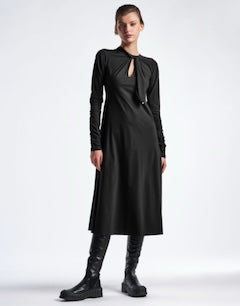 High Clothing - Sincerely Dress in Midnight or Black