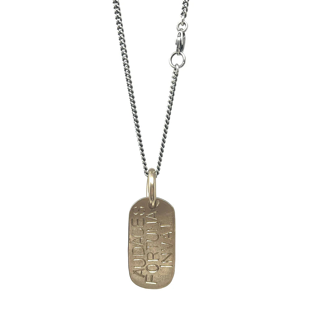 Shannon Koszyk - Bronze Fortuna Dog Tag Pendant