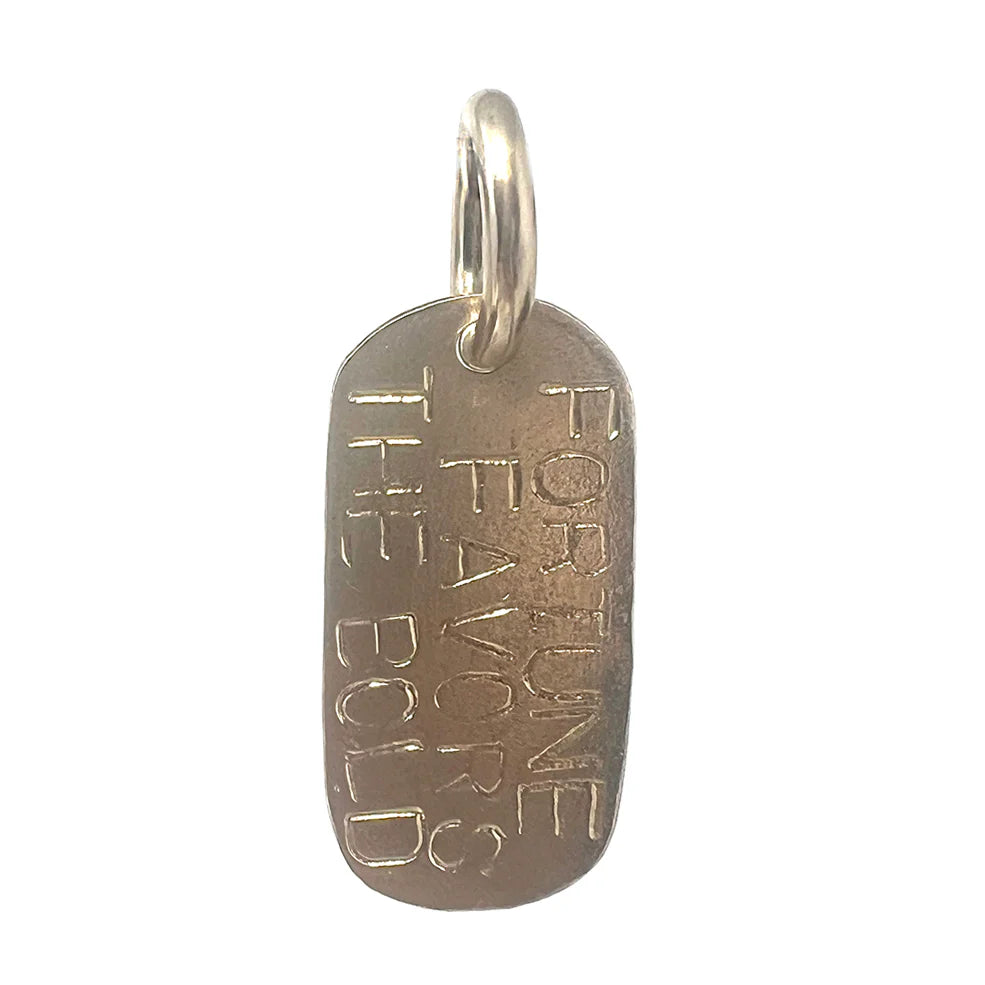 Shannon Koszyk - Bronze Fortuna Dog Tag Pendant