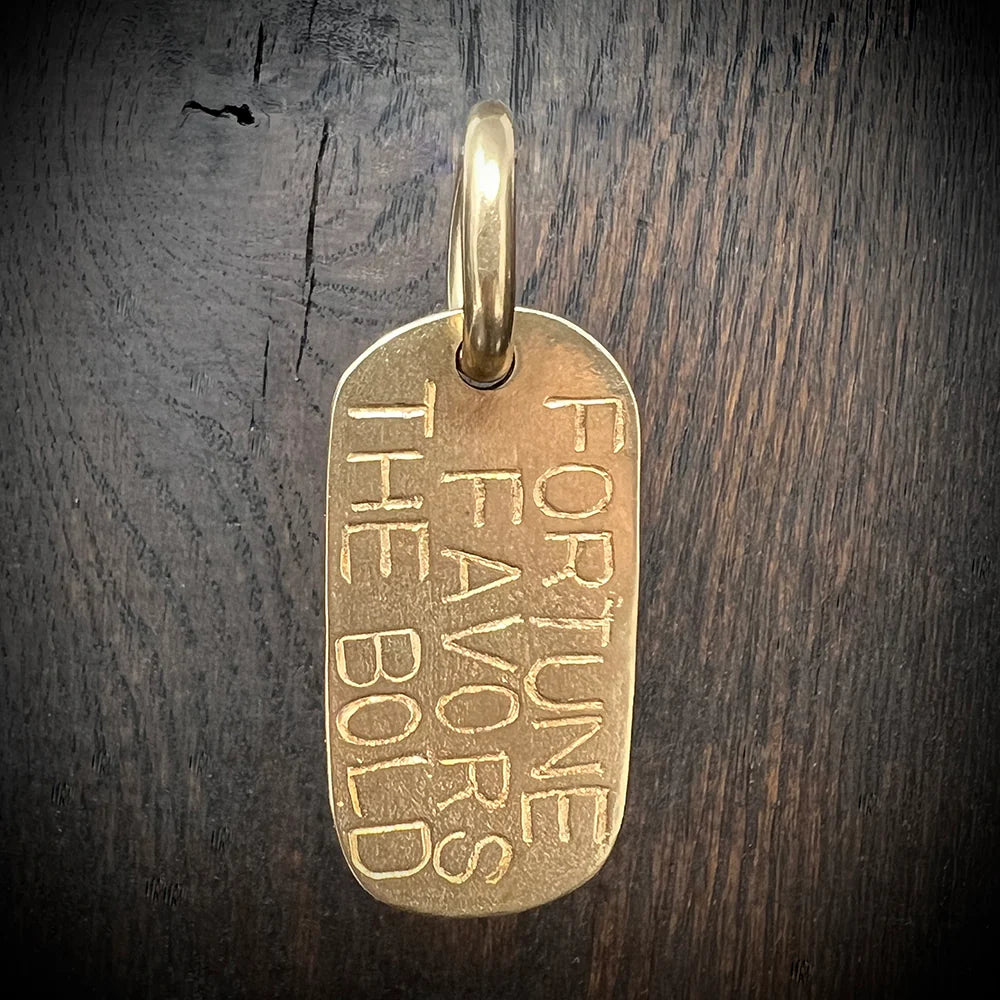 Shannon Koszyk - Bronze Fortuna Dog Tag Pendant