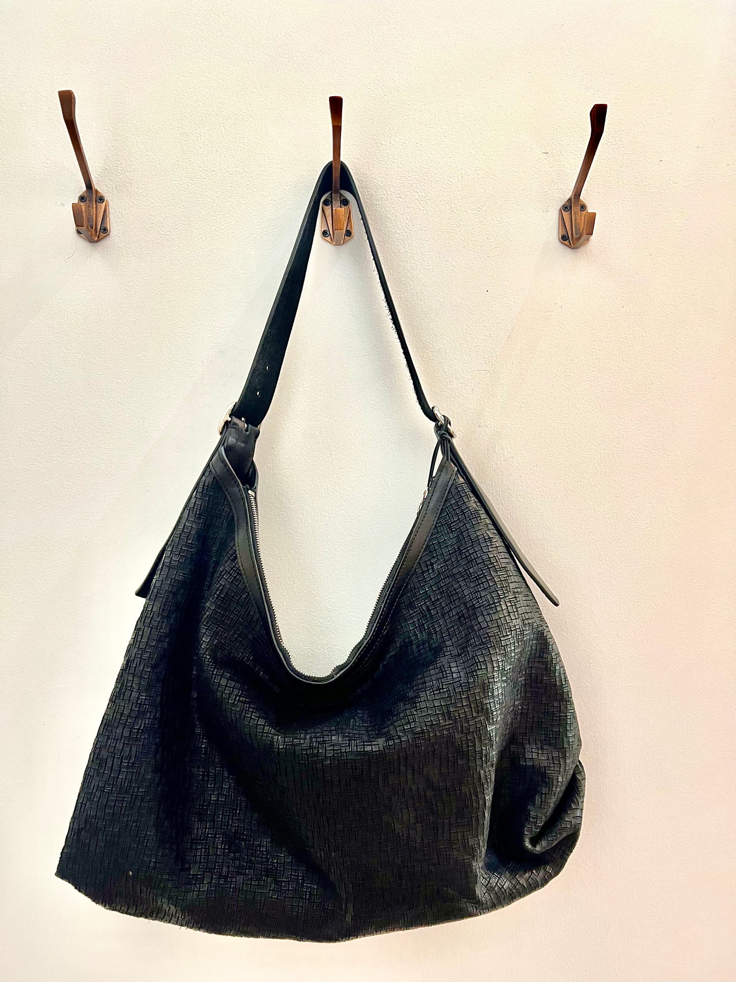 Massimo Palomba - Antigone Scored Tote in Black or Ebano