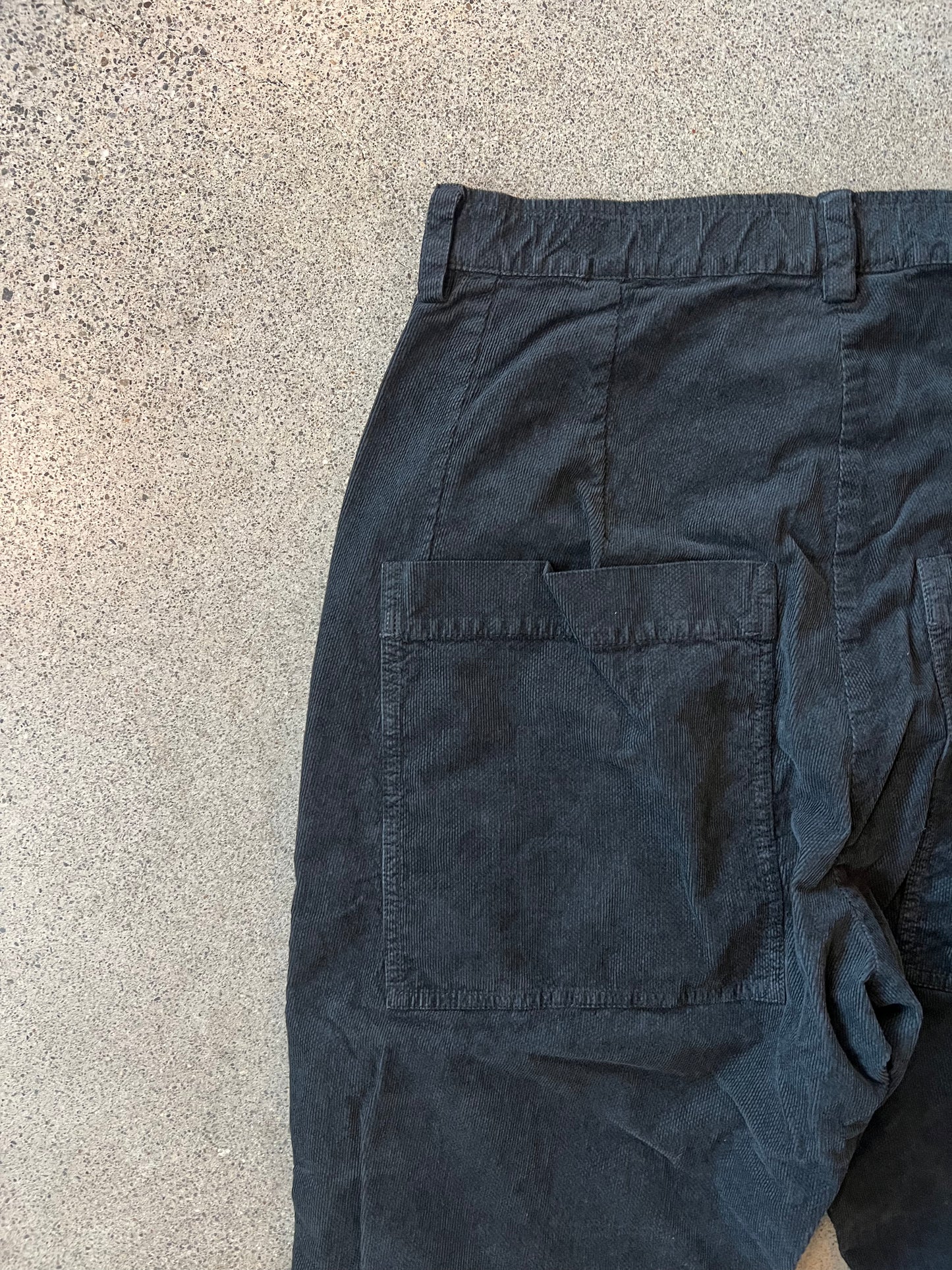 Rundholz Black Label - Micro-Corduroy Pant in Black or Bronze